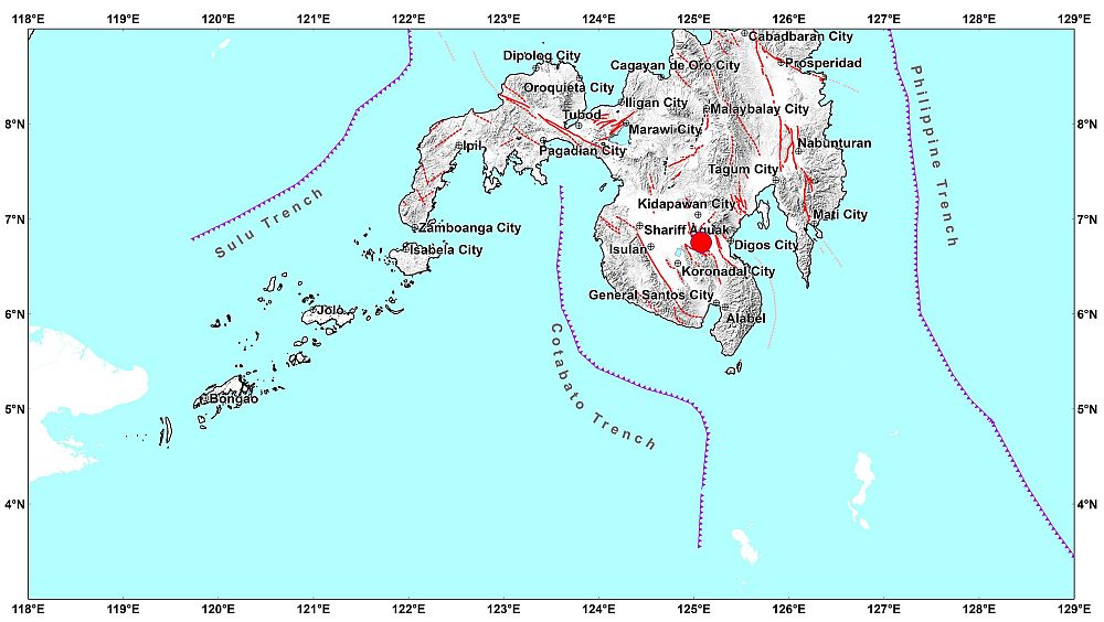 PHILIPPINEN MAGAZIN - NACHRICHTEN - Erdbeben der Stärke 4,8 in Davao del Sur