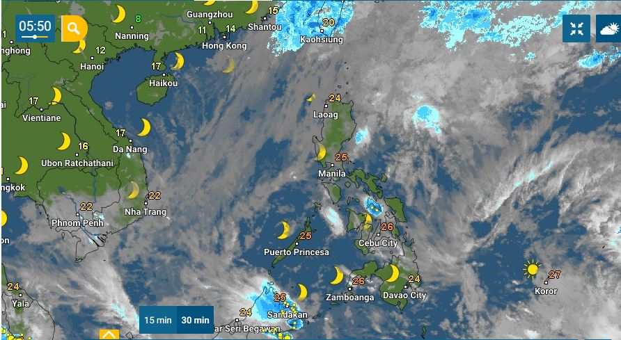 PHILIPPINEN MAGAZIN - WETTER - Die Wettervorhersage für die Philippinen, Montag, den 11. Februar 2021 