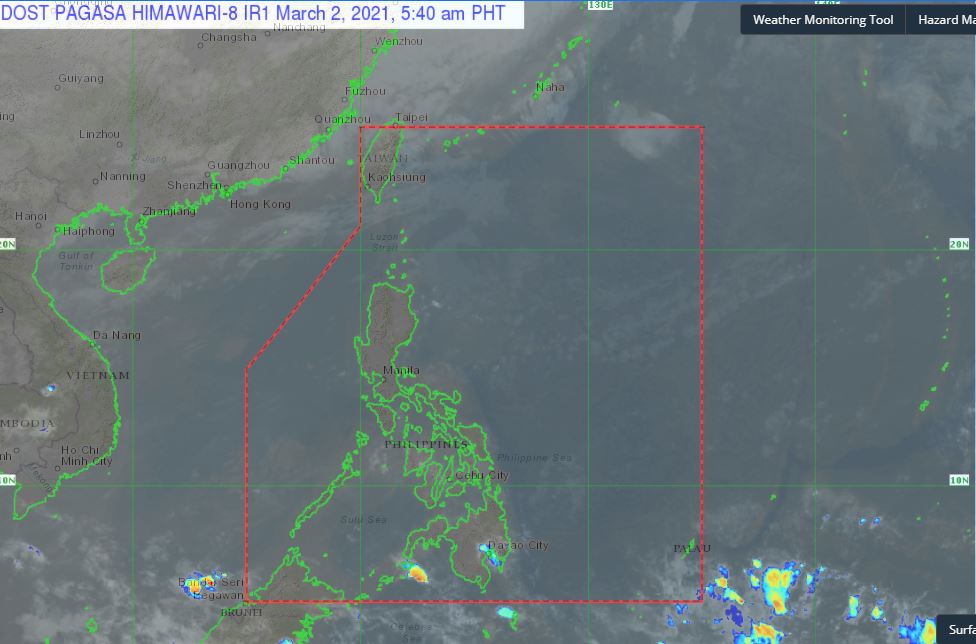 PHILIPPINEN MAGAZIN - WETTER - Die Wettervorhersage für die Philippinen, Dienstag, den 02. März 2021