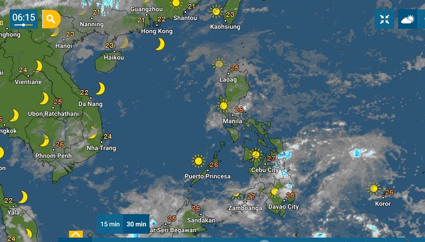 PHILILIPPINEN MAGAZIN - WETTER - Die Wettervorhersage für die Philippinen, Samstag, den 20. März 2021