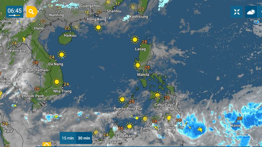 PHILIPPINEN MAGAZIN - WETTER - ie Wettervorhersage für die Philippinen, Samstag, den 27. März 2021