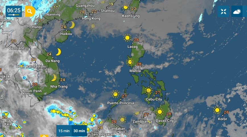 PHILIPPINEN MAGAZIN - WETTER - Die Wettervorhersage für die Philippinen Montag, den 05. April 2021