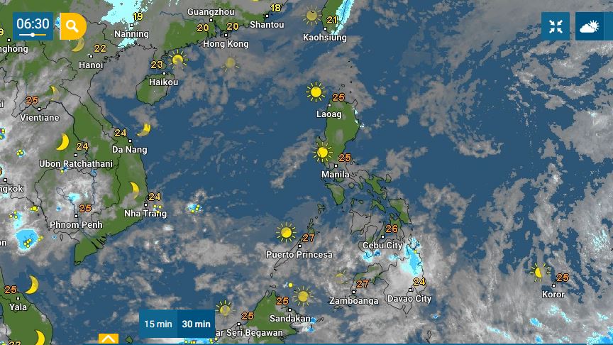 PHILIPPINEN MAGAZIN - Die Wettervorhersage für die Philippinen Sonntag, den 11. April 2021