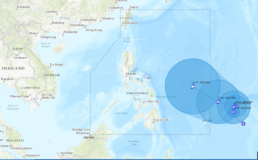 PHILIPPINEN MAGAZIN - WETTER - Die Wettervorhersage für die Philippinen Dienstag, den 13. April 2021