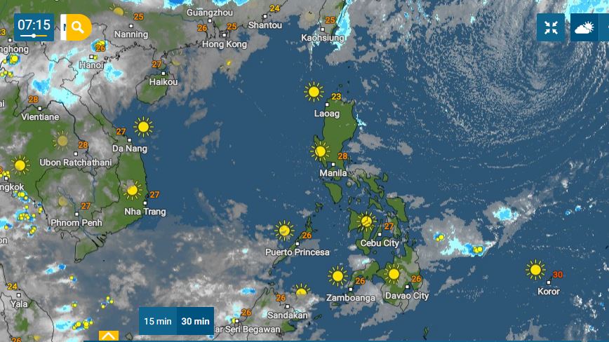 PHILIPPINEN MAGAZIN - WETTER - Die Wettervorhersage für die Philippinen Sonntag, den 25. April 2021