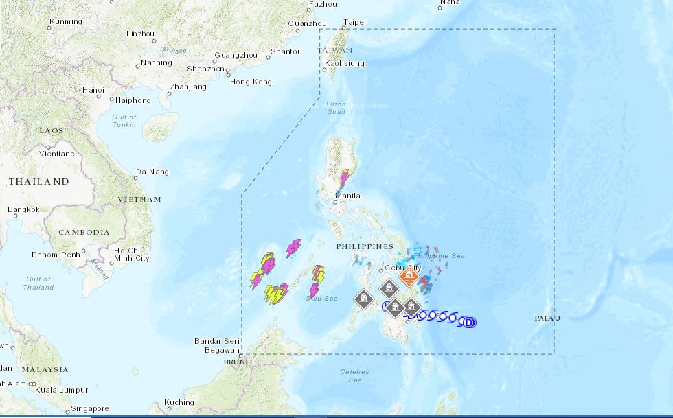 PHILIPPINEN MAGAZIN - WETTER - Die Wettervorhersage für die Philippinen Samstag, den 15. Mai 2021 