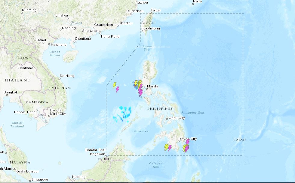 PHILIPPINEN MAGAZIN - WETTER - Die Wettervorhersage für die Philippinen Samstag, den 22. Mai 2021 