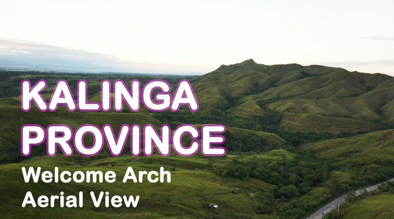 PHILIPPINEN MAGAZIN - VIDEOSAMMLUNG - Luftaufnahmen des Willkommensbogens in der Provinz Kalinga