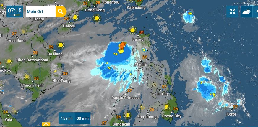 PHILIPPINEN MAGAZIN - WETTER - Die Wettervorhersage für die Philippinen, Donnerstag, den 03. Juni 2021 