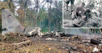 PHILIPPINEN MAGAZIN - NACHRICHTEN - 45 Tote beim Absturz eines Air Force Flugzeugs in Sulu