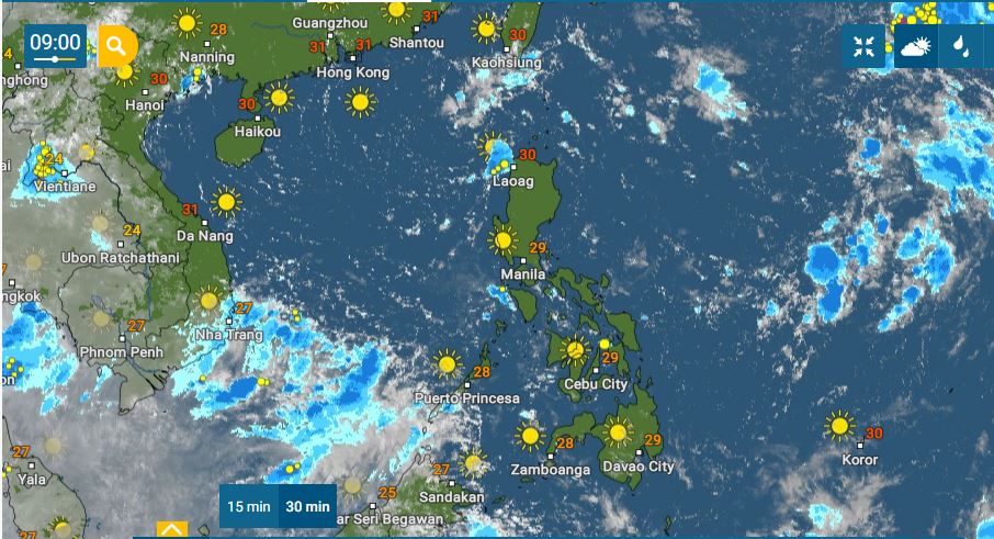 PHILIPPINEN MAGAZIN - WETTER - Die Wettervorhersage für die Philippinen, Donnerstag, den 15. Juli 2021