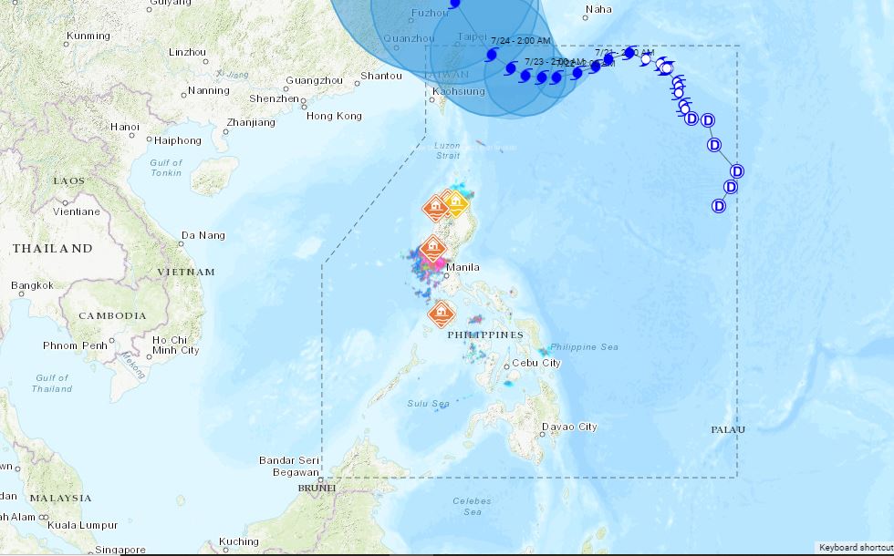 PHILIPPINEN MAGAZIN - WETTER - Die Wettervorhersage für die Philippinen, Mittwoch, den 21. Juli 2021 