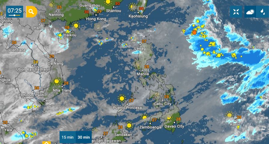 PHILIPPINEN MAGAZIN - WETTER - Die Wettervorhersage für die Philippinen, Montag, den 26. Juli 2021 