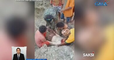 PHILIPPINEN MAGAZIN - NACHRICHTEN - Polizisten und Nachbarn retten Familie nach Erdrutsch in Getafe, Bohol