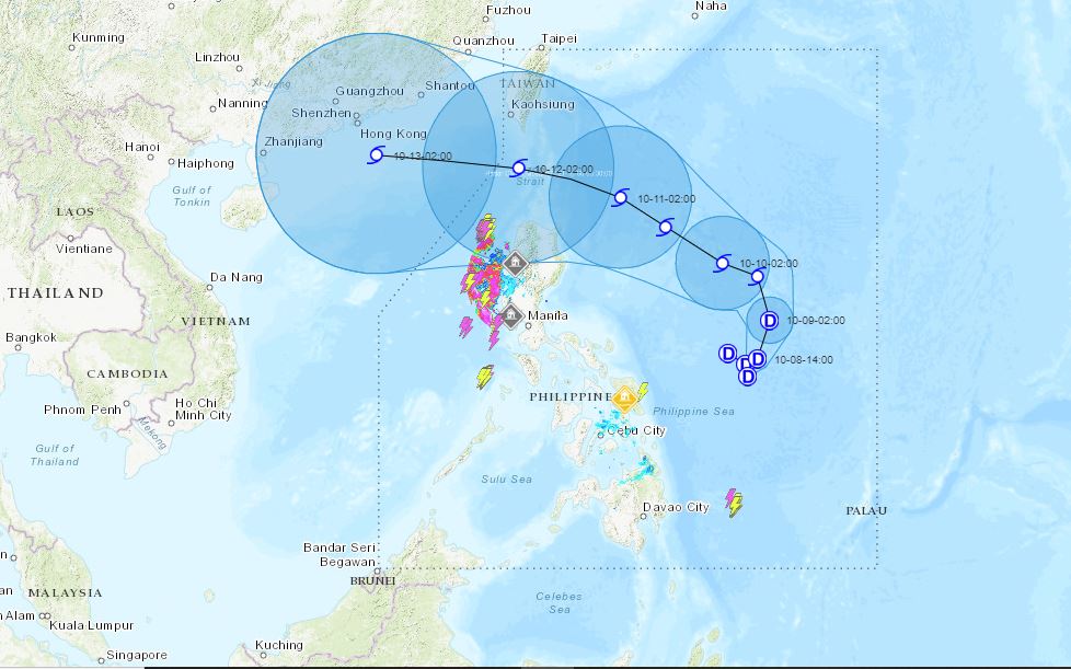PHILIPPINEN MAGAZIN - WETTER - Die Wettervorhersage für die Philippinen, Freitag, den 08. Oktober 2021 