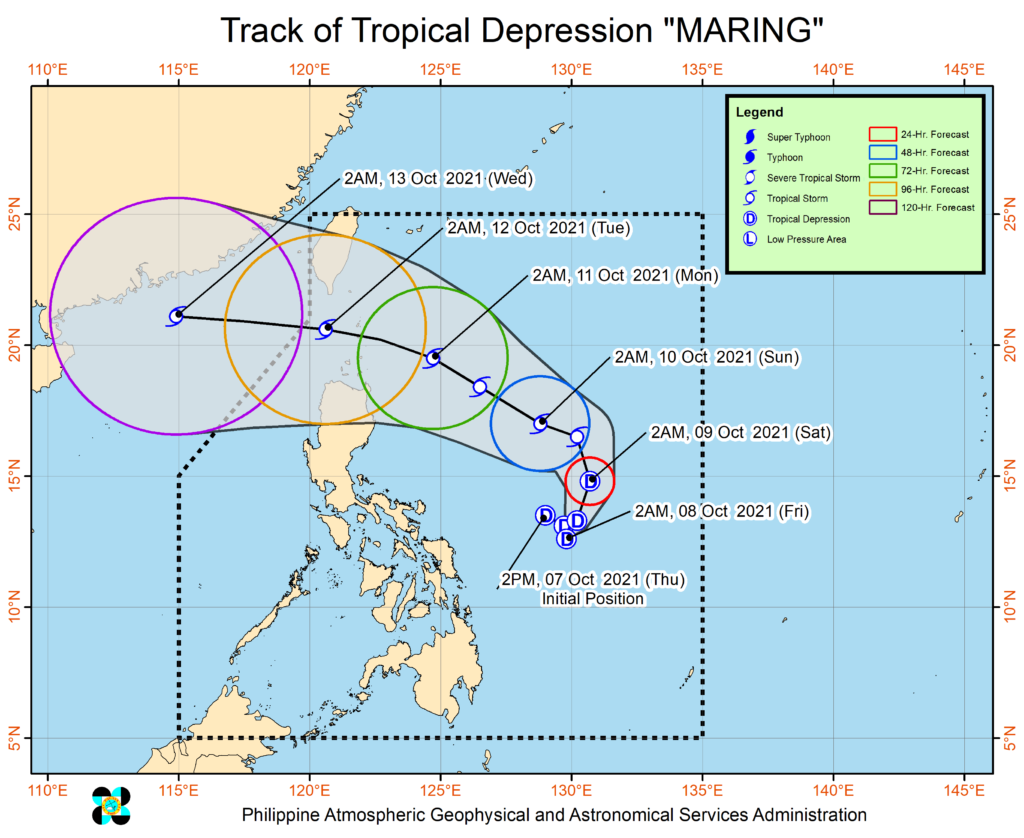 PHILIPPINEN MAGAZIN - WETTER - Die Wettervorhersage für die Philippinen, Freitag, den 08. Oktober 2021 