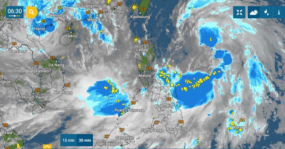 PHILIPPINEN MAGAZIN - WETTER -  Die Wettervorhersage für die Philippinen, Sonntag, den 10. Oktober 2021