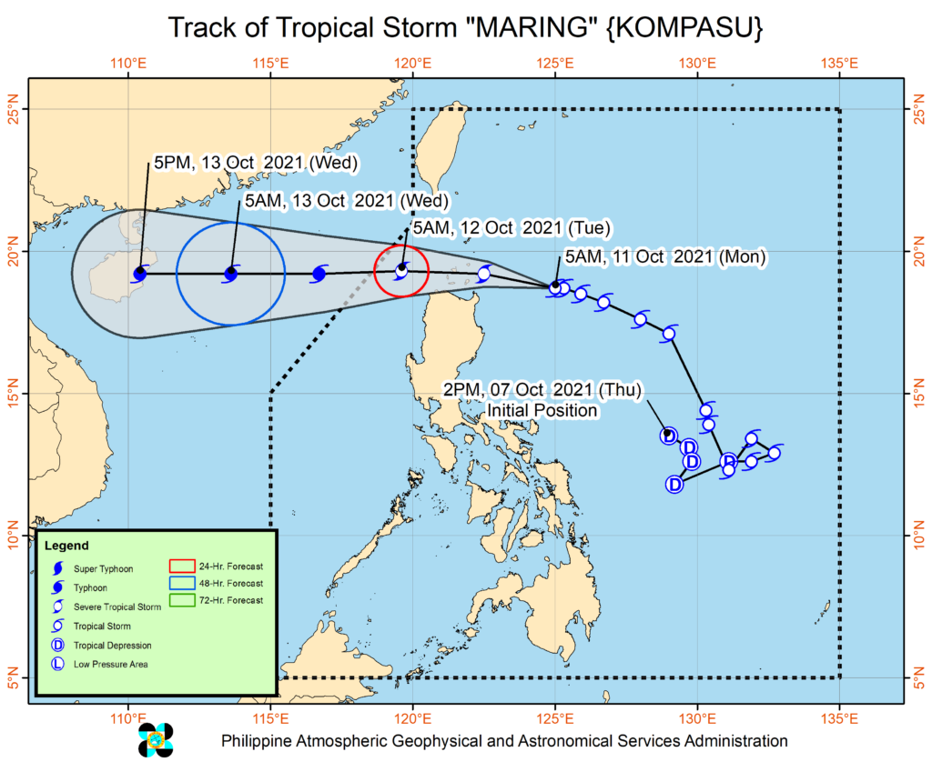 PHILIPPINEN MAGAZIN - WETTER - Die Wettervorhersage für die Philippinen, Montag, den 11. Oktober 2021 