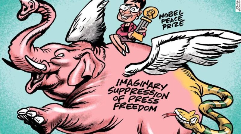 Die Karikatur im Philippinen Magazin