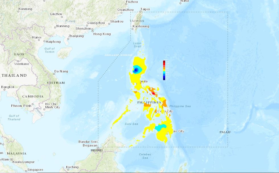 PHILIPPINEN MAGAZIN -WETTER - Die Wettervorhersage für die Philippinen, Dienstag, den 19. Oktober 2021