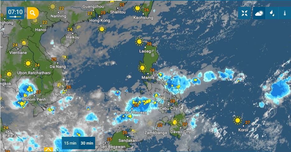 PHILIPPINEN MAGAZIN - WETTER - Die Wettervorhersage für die Philippinen, Mittwoch, den 20. Oktober 2021 