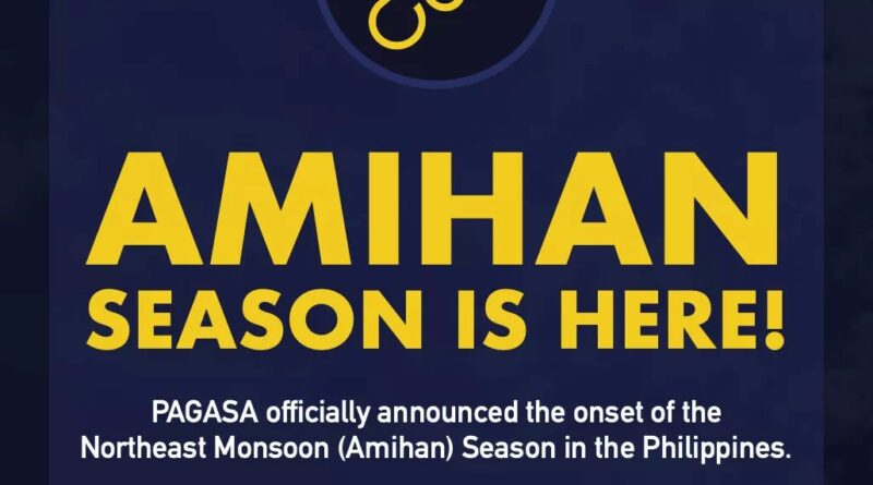 PHILIPPINEN MAGAZIN - NACHRICHTEN - PAGASA kündigt Beginn der Amihan-Saison an