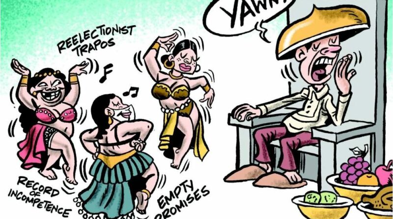 die Karikatur im Philippinen Magazin