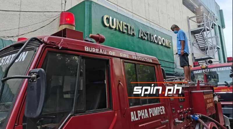 PHILIPPINEN MAGAZIN - NACHRICHTEN - Cuneta Astrodome in Pasay fängt Feuer