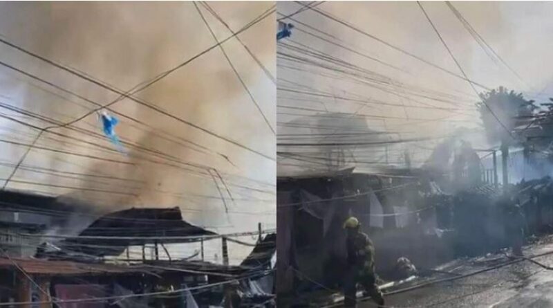 PHILIPPINEN MAGAZIN - NACHRICHTEN - Feuer zerstört 25 Häuser in Barangay 5-A in Davao