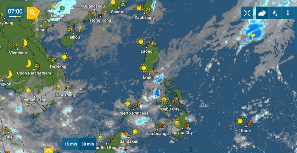 PHILIPPINEN MAGAZIN - WETTER - Die Wettervorhersage für die Philippinen, Samstag, den 20. November 2021