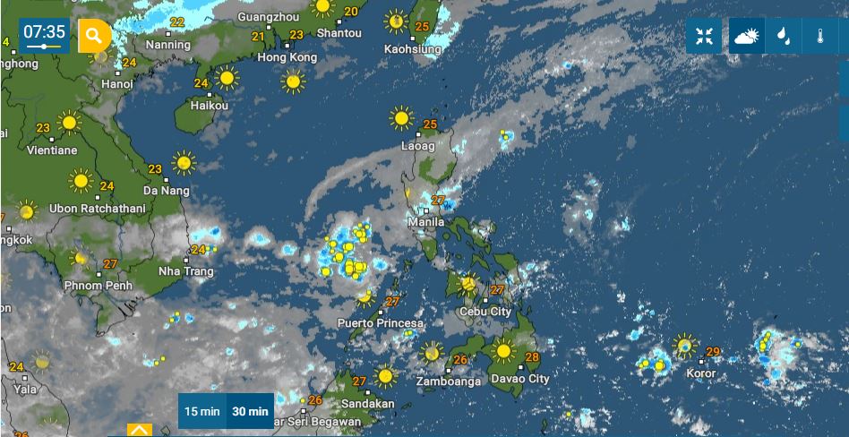 PHILIPPINEN MAGAZIN - WETTER - Die Wettervorhersage für die Philippinen, Sonnstag, den 21. November 2021 