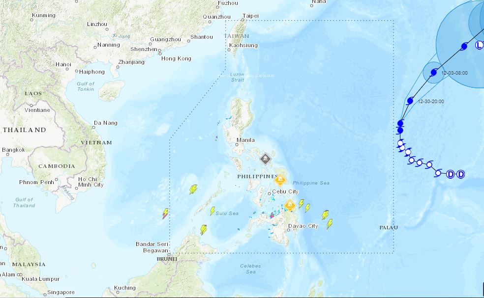 PHILIPPINEN MAGAZIN - WETTER - Die Wettervorhersage für die Philippinen, Freitag, den 03. Dezember 2021 