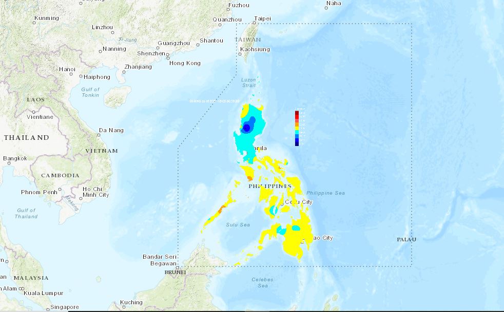 PHILIPPINEN MAGAZIN - WETTER - Die Wettervorhersage für die Philippinen, Sonntag, den 05. Dezember 2021 