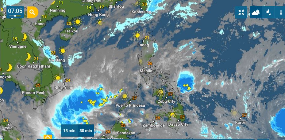 PHILIPPINEN MAGAZIN - WETTER - Die Wettervorhersage für die Philippinen, Montag, den 13. Dezember 2021 mit Taifunvorhersage