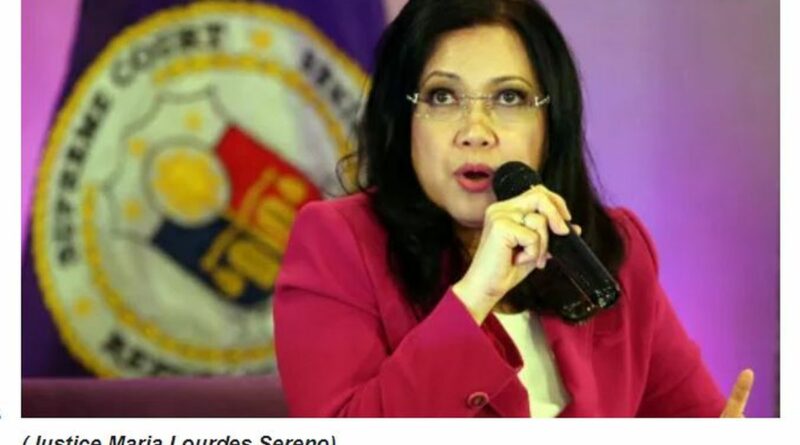 PHILIPPINEN MAGAZIN - FEUILLETON - MEINUNG - Oberste Richterin Sereno, die PCGG und die abgewiesenen Verfahren gegen die Erben von Präsident Marcos
