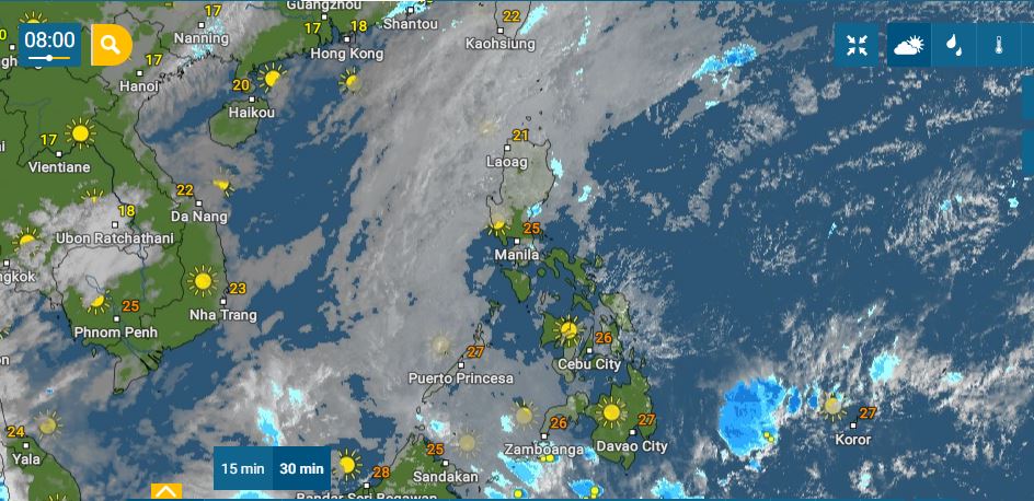 PHILIPPINEN MAGAZIN - WETTER - Die Wettervorhersage für die Philippinen, Mittwoch, den 05. Januar 2022 