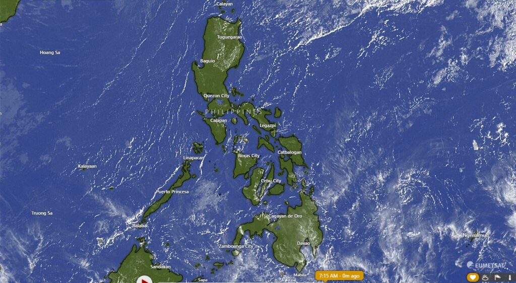PHILIPPINEN MAGAZIN - WETTER - Die Wettervorhersage für die Philippinen, Montag, den 10. Januar 2022