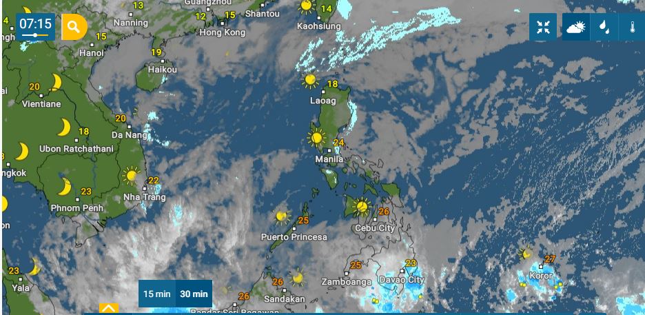 PHILIPPINEN MAGAZIN - WETTER - Die Wettervorhersage für die Philippinen, Freitag, den 14. Januar 2022