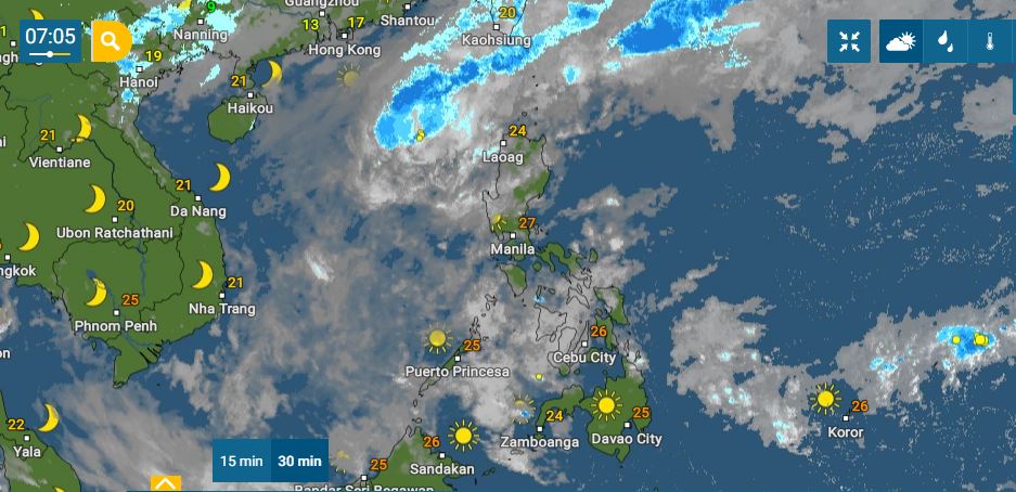 PHILIPPINEN MAGAZIN - WETTER - Die Wettervorhersage für die Philippinen, Samstag, den 29. Januar 2022