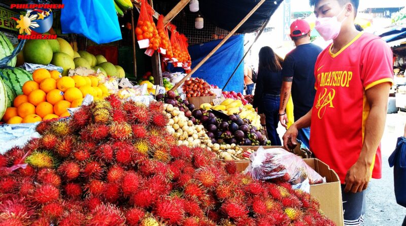 PHILIPPINEN MAGAZIN - FOTO DES TAGES - Obststand auf dem Straßenmarkt Foto von Sir Dieter Sokoll