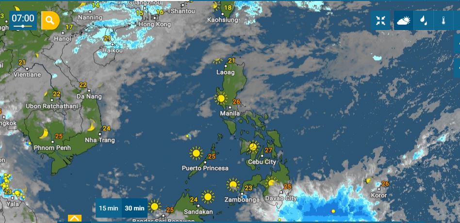 PHILIPPINEN MAGAZIN - WWETTER - Die Wettervorhersage für die Philippinen, Donnerstag, den 17. Februar 2022