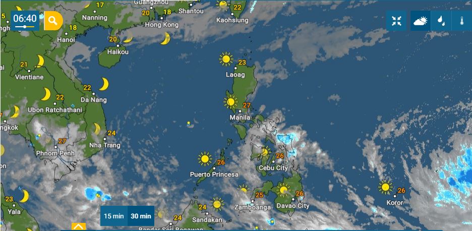 PHILIPPINEN MAGAZIN - WETTER - Die Wettervorhersage für die Philippinen, Donnerstag, den 03. März 2022