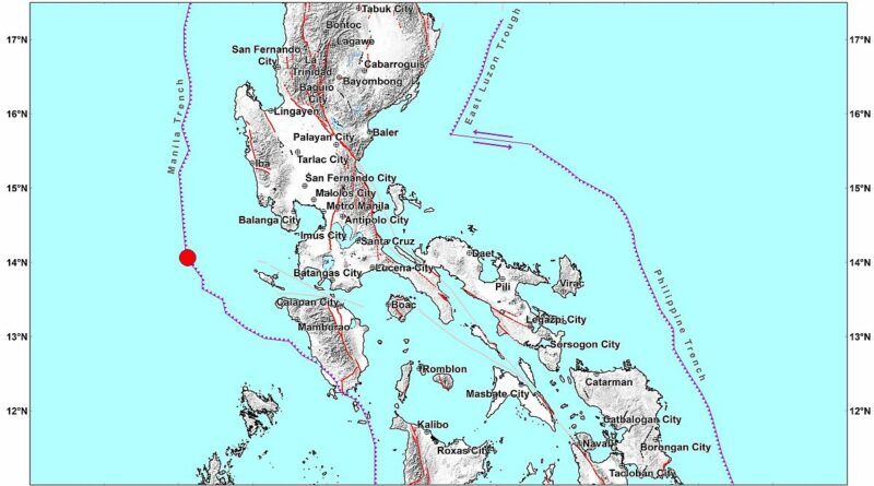 PHILIPPINEN MAGAZIN - NACHRICHTEN - Erdbeben der Stärke 6,4 vor der Küste Occidental Mindoros