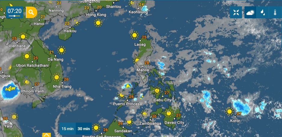 PHILIPPINEN MAGAZIN - WETTER - Die Wettervorhersage für die Philippinen, Montag, den 14. März 2022