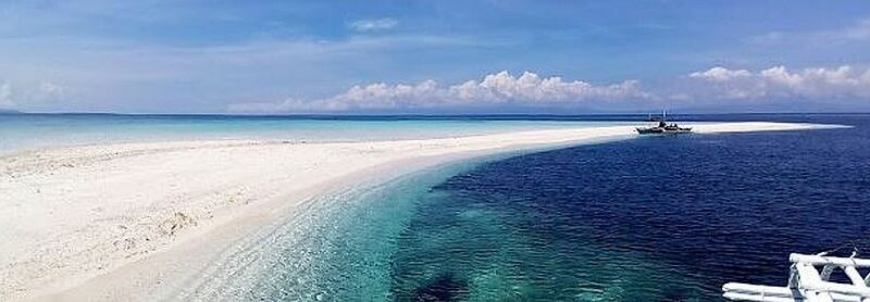 PHILIPPINEN MAGAZIN - TAGESTHEMA - Schwimmen an der faszinierenden Mundong Sandbank in Tubigon