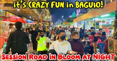 PHILIPPINEN MAGAZIN - VIDEOSAMMLUNG - Nächtliche Tour durch Baguio Citys SESSION ROAD IN BLOOM – STREET MARKET