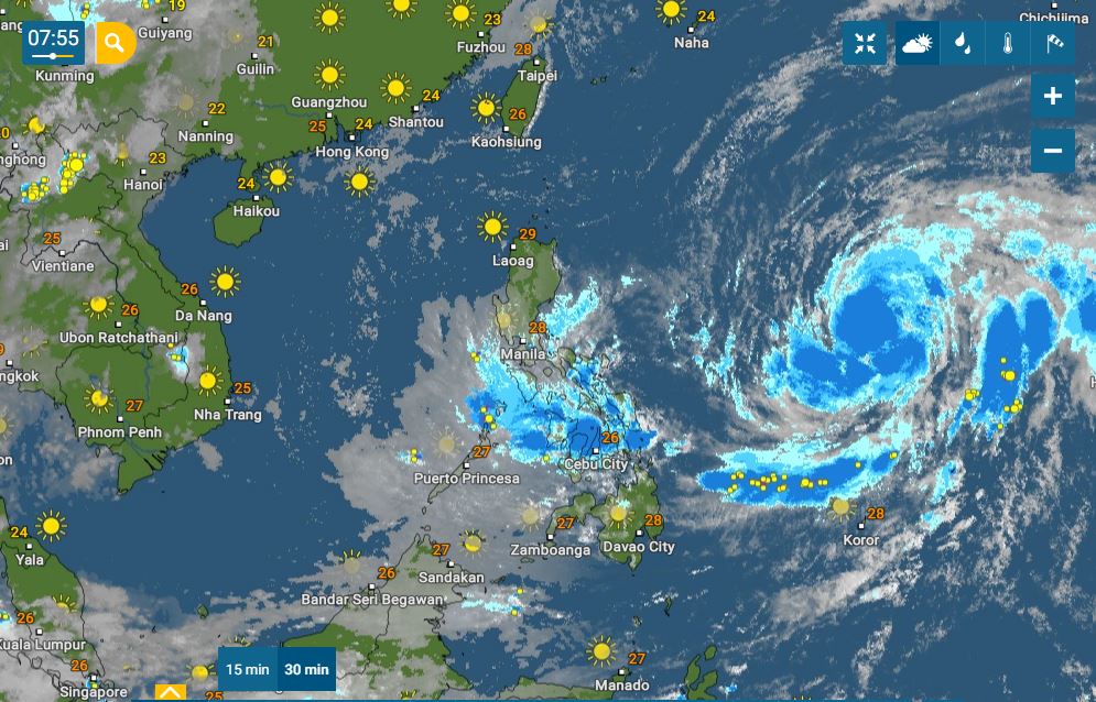 PHILIPPINEN MAGAZIN - WETTER - Die Wettervorhersage für die Philippinen, Dienstag, den 12.April 2022