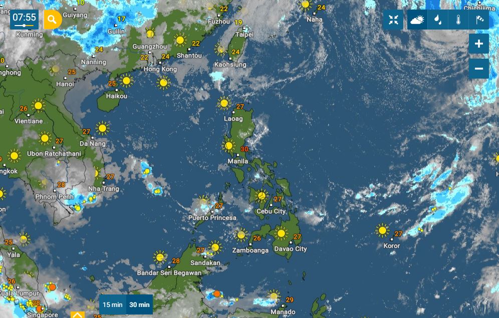 PHILIPPINEN MAGAZIN - WETTER - Die Wettervorhersage für die Philippinen, Karfreitag, den 15.April 2022
