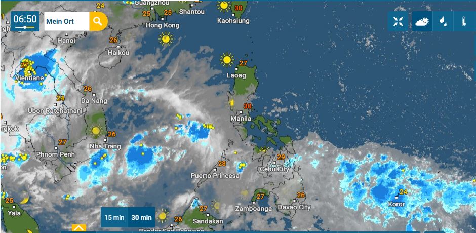 PHILIPPINEN MAGAZIN - WETTER - Die Wettervorhersage für die Philippinen, Freitag, den 29. April 2022