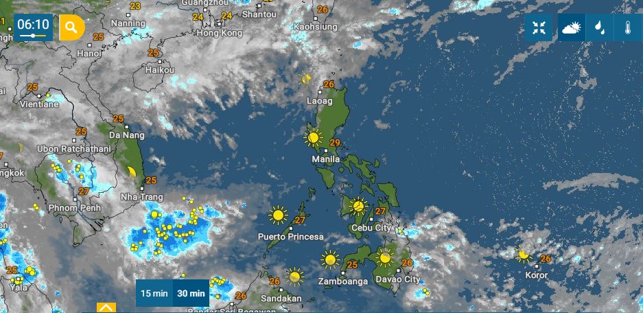PHILIPPINEN MAGAZIN - WETTER - Die Wettervorhersage für die Philippinen, Samstag, den 07. Mai 2022